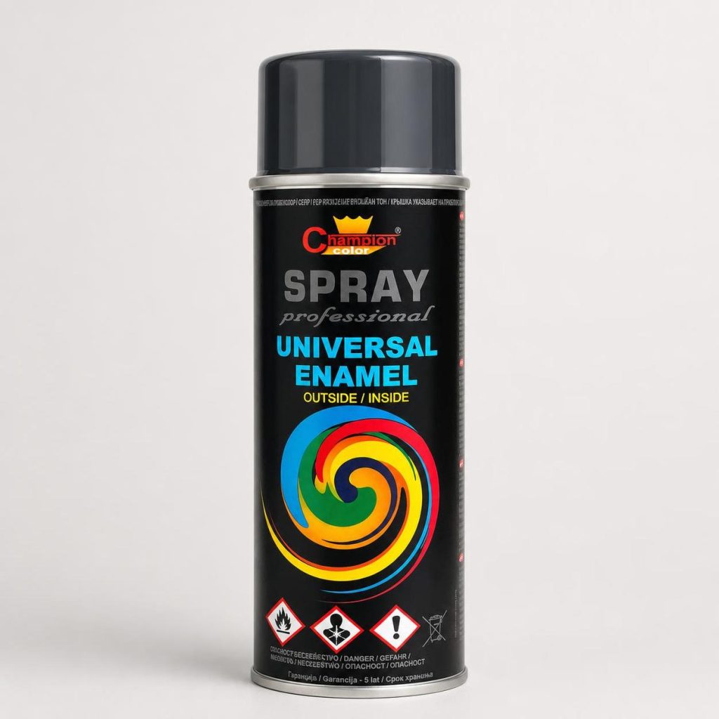Farbspray RAL7016 Anthrazit 400 ml fuer Gabionokzaun und Metallzaun